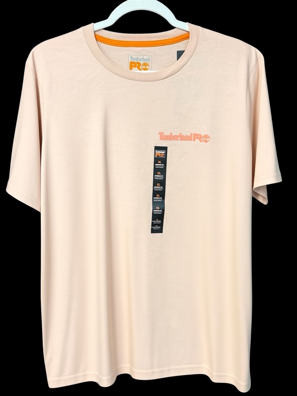 Timberland PRO women’s size XL T-shirt cameo rose salmon peach short sleeves new